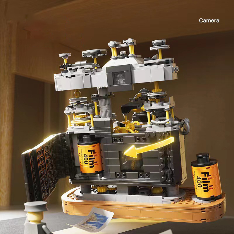 LEGO MOC【Mini Micro Bricks】Welleadz WLZ-6F Creator SLR Vintage