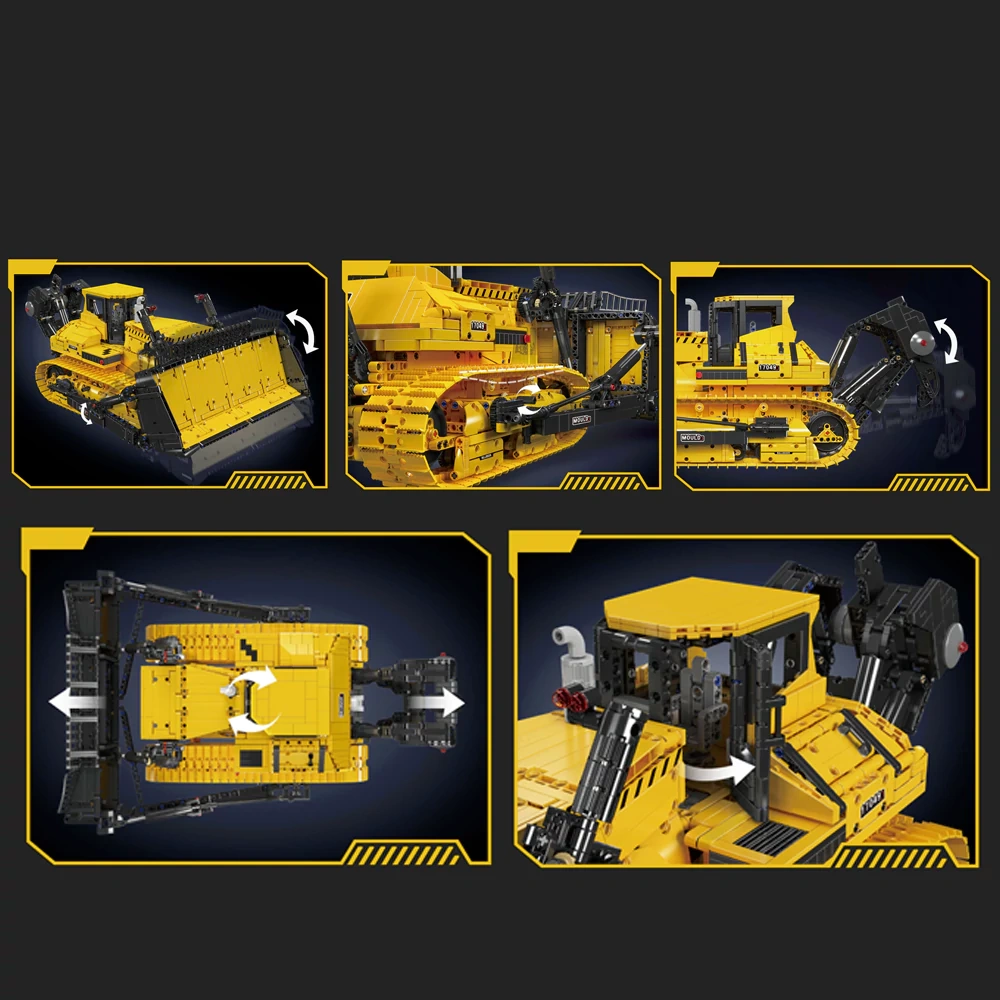MouldKing 17049S Lieboherr PR766 Bulldozer Technic