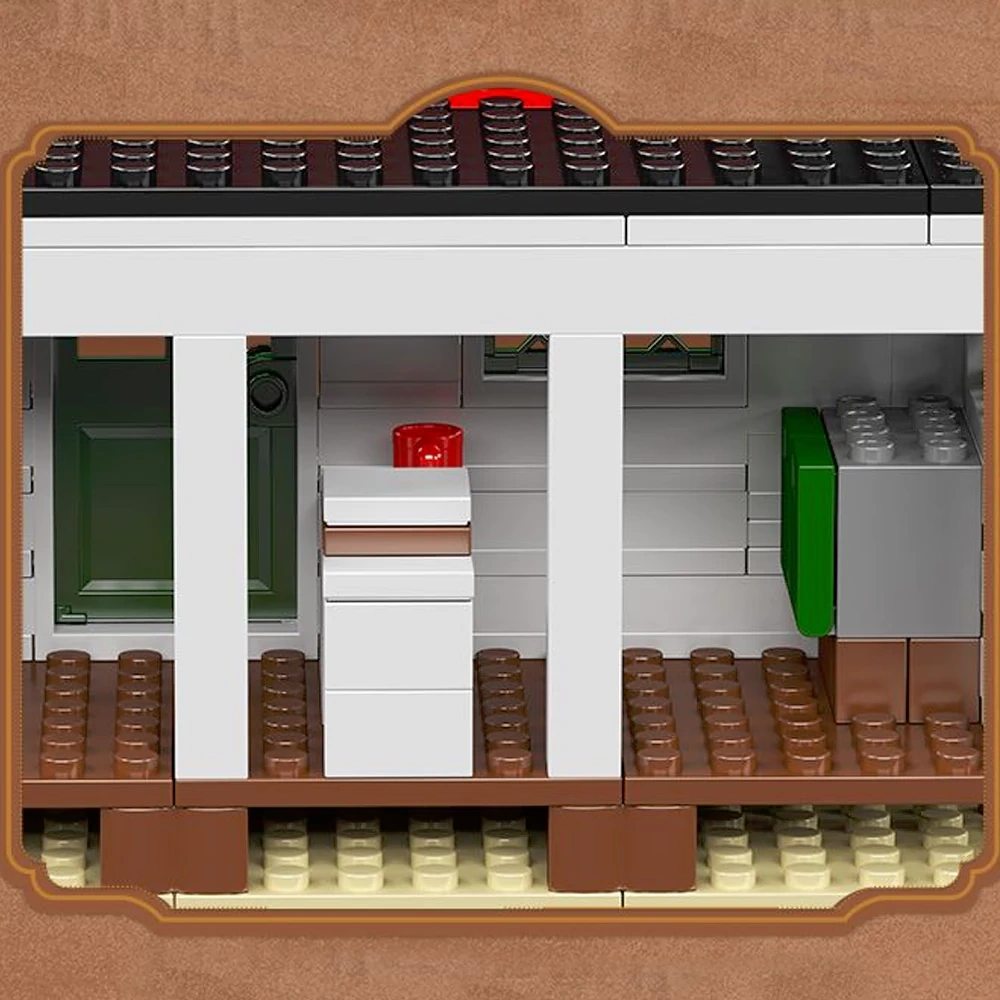 MouldKing 24062 Wild West-Bonk Heist Modular Buildings
