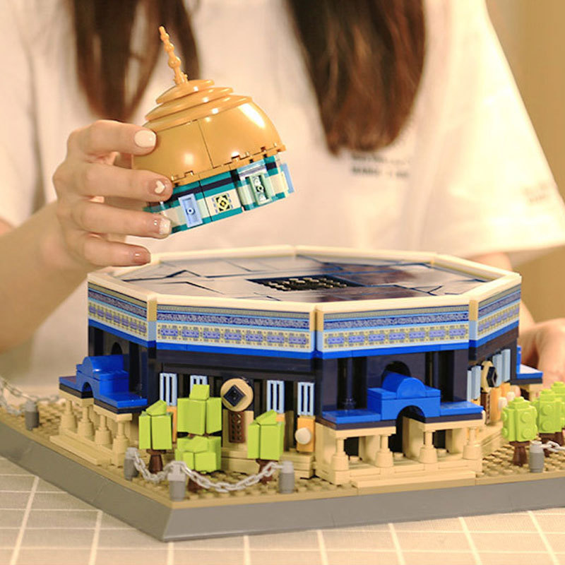 Wange 5243 Creator Expert Architecture Dome of the Rock,Jerusalem Modular Building Blocks 983pcs Bricks Toys From China