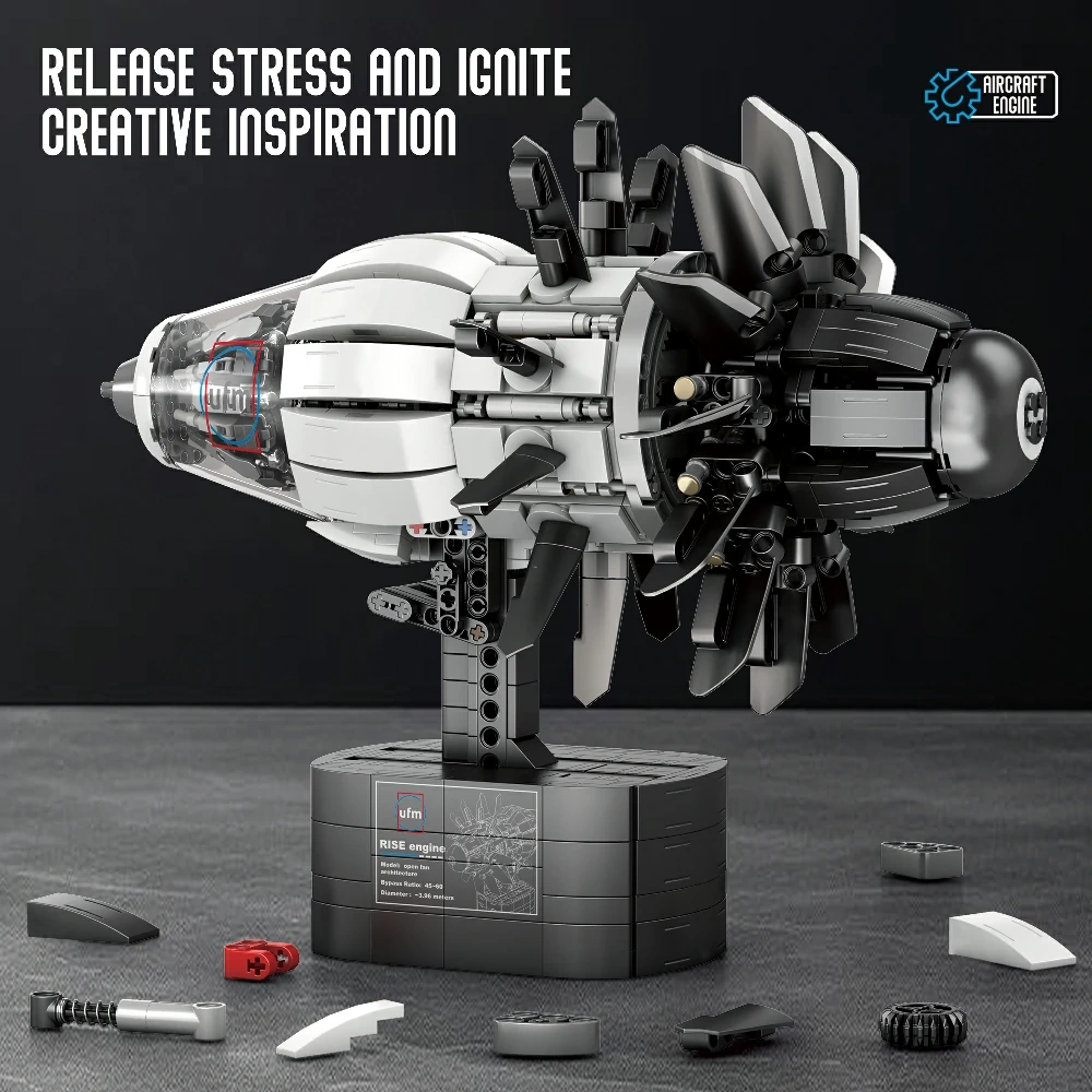 Reobrix 33018 AIRCRAFT ENGINE Technic