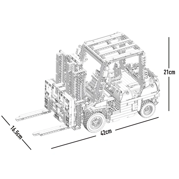 MouldKing 13106S Technic Custom Forklift Mk II Technic