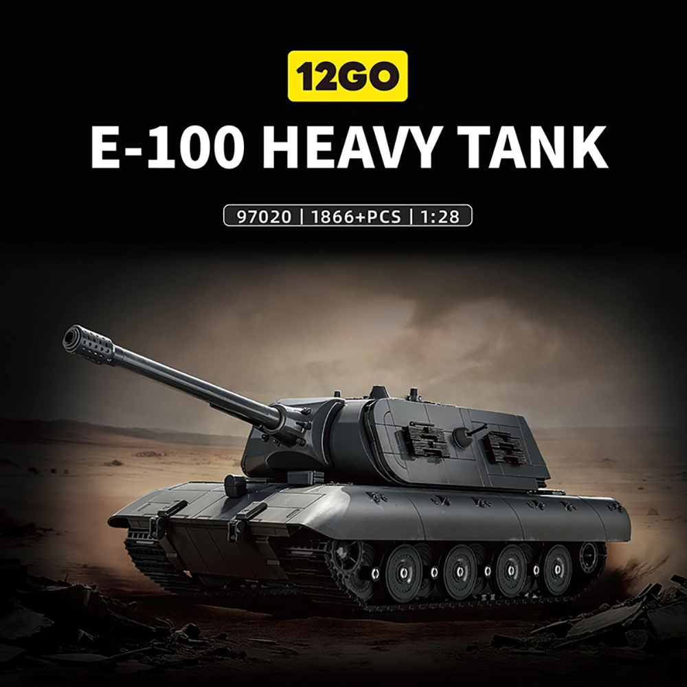 12GO 97020 E-100 Heavy Tank 1:28 Military
