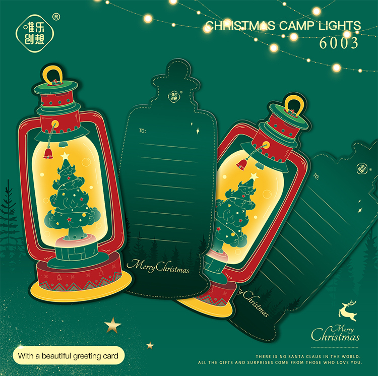 WeiLe 6003 Creator Christams Camping lights Building Blocks 806pcs Bricks Christmas Toys Gift From China Delivery.