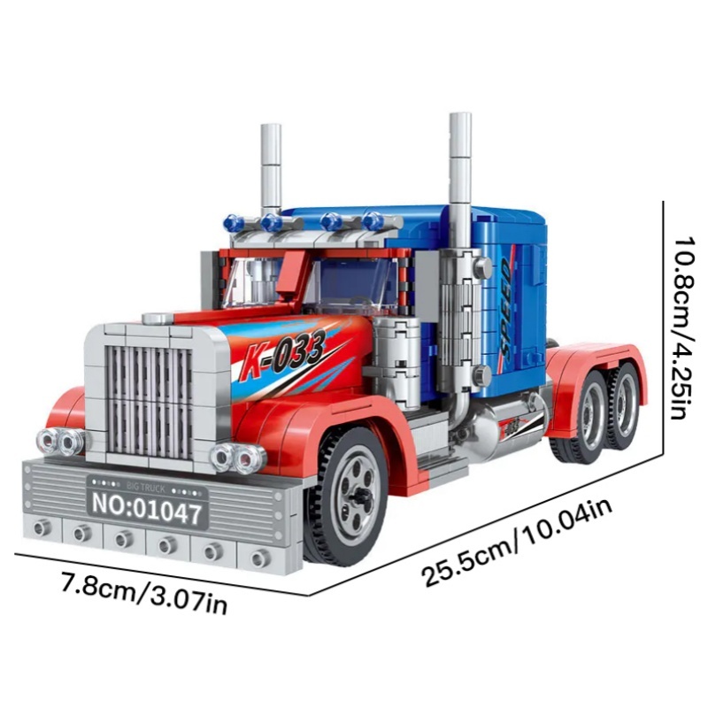 [Mini Micro Bricks] ZHEGAO 01047 Truck Classic Technic