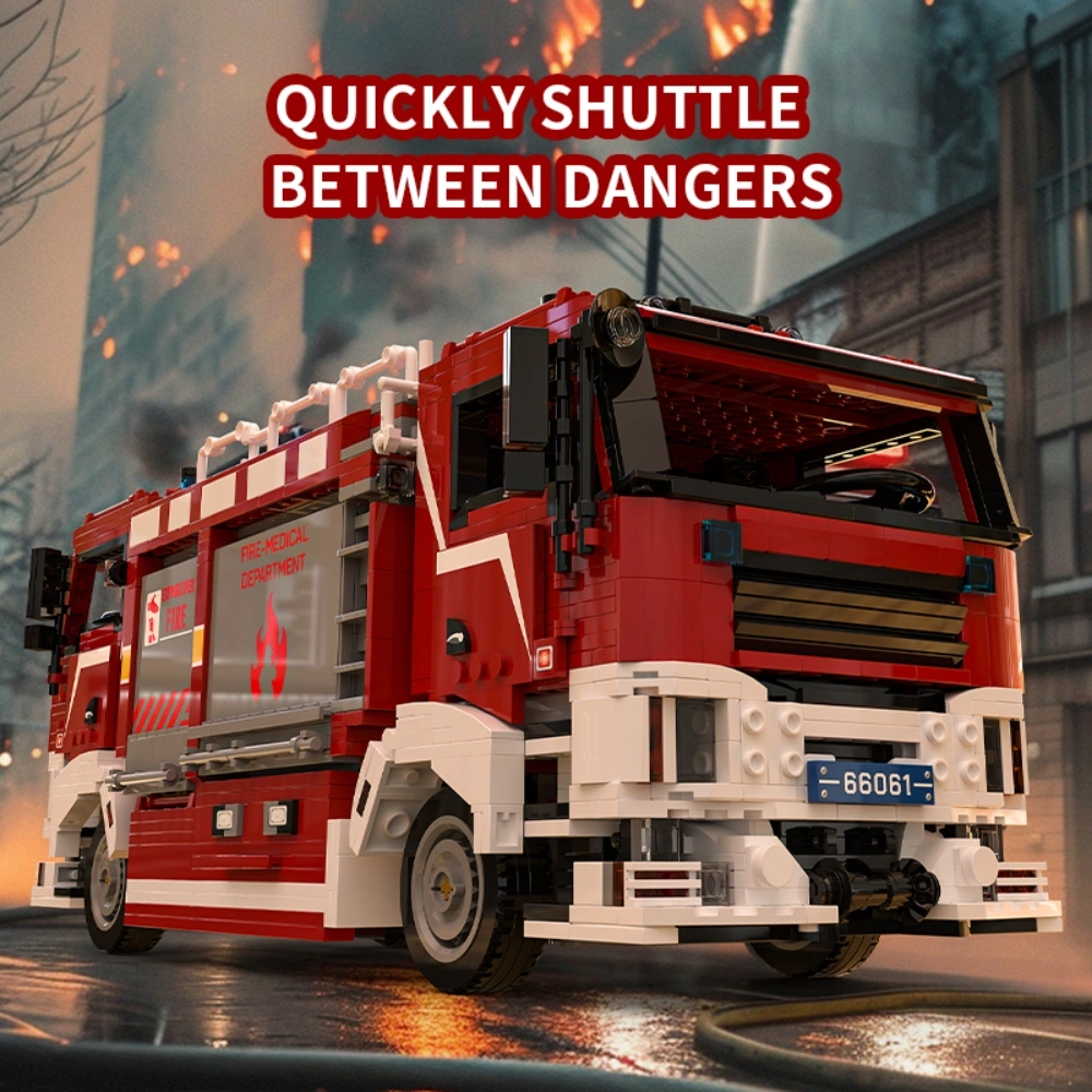 Xbert 66061 BI-DIRECTIONAL DRIVING FIRE RESCUE VEHICLE Technic