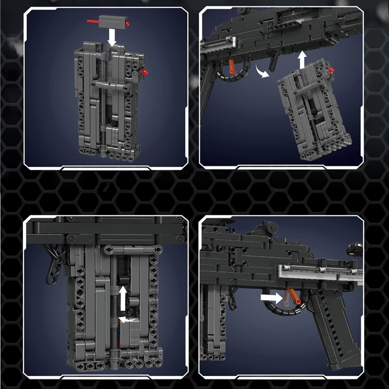 MouldKing 14026S MK14 Battle Rifle Military