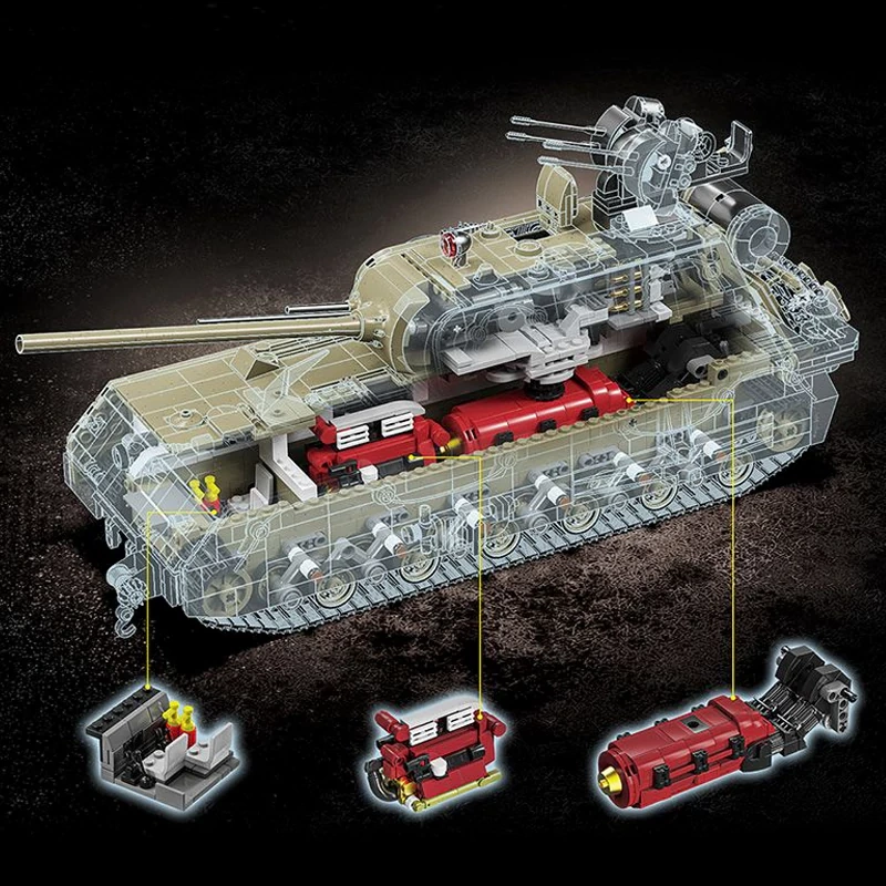 12GO 98001 PANZER VIII MAUS Tank Military