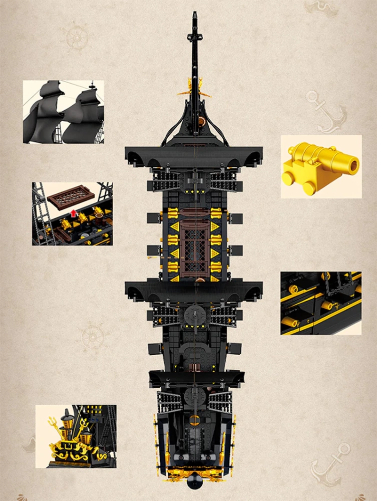 Forange FC6010 Black Pearl Pirates