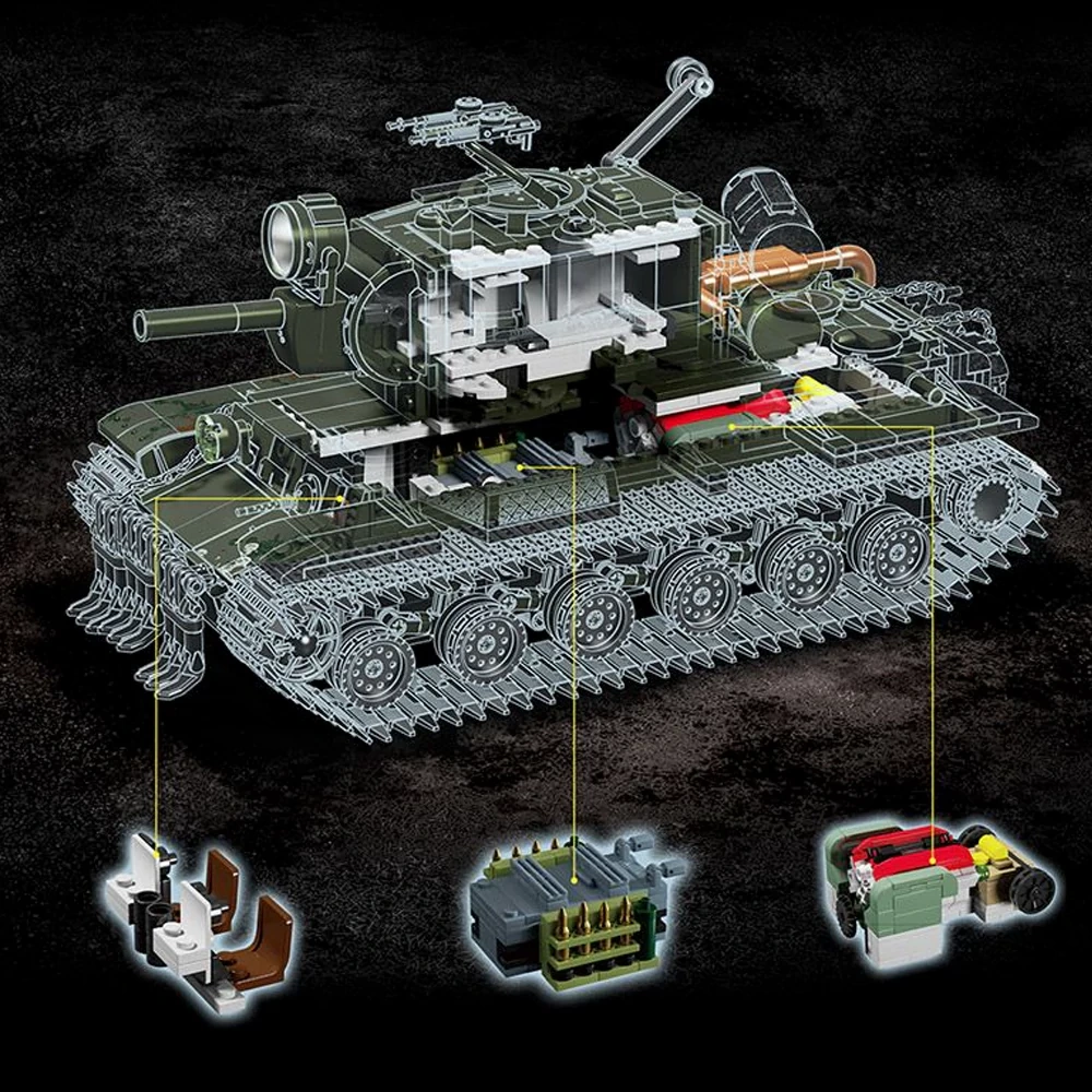 12GO 98003 KV-2 Heavy Tank Military