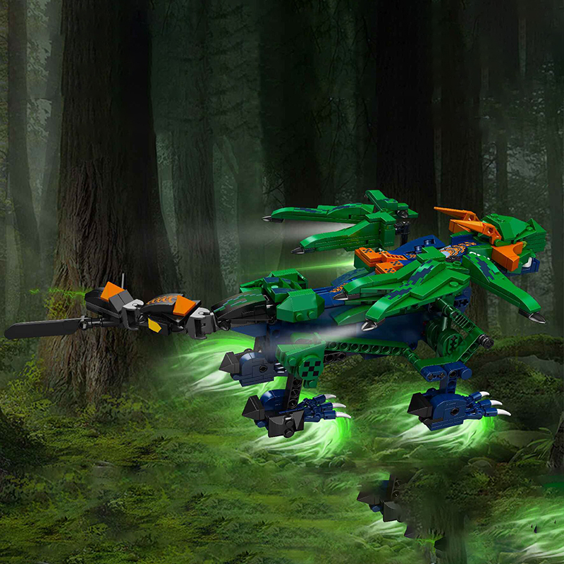Mould King 13149  MK3 Power Forest Guardian Dragon Building Blocks 433pcs Bricks Toys From China Delivery.