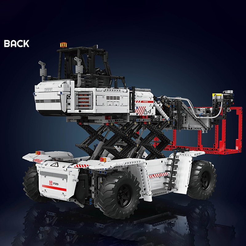{With Motor} Mould King 17029 Technic White Container Truck Building Blocks 4878±pcs Bricks from China.