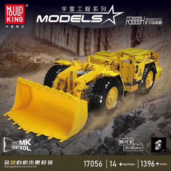 [With Motor]  MouldKing 17056 R3000H Mine Loader Technic