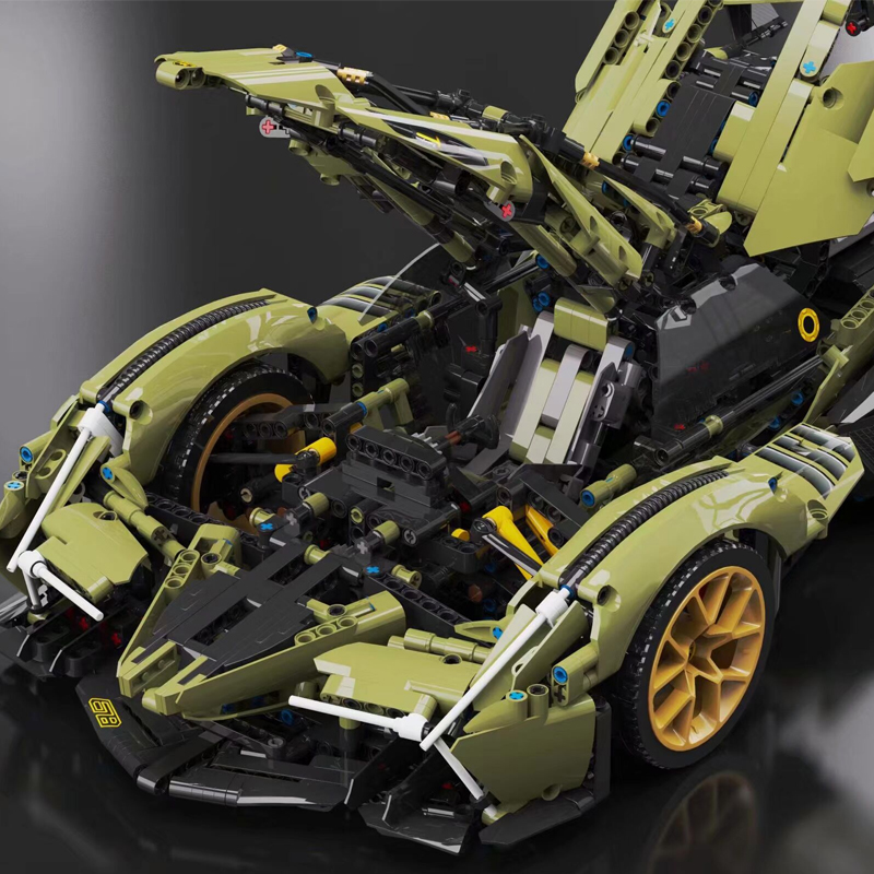 With Motor】MOYU MY88001 MY88001A Technic Lamborghini Lambo V12