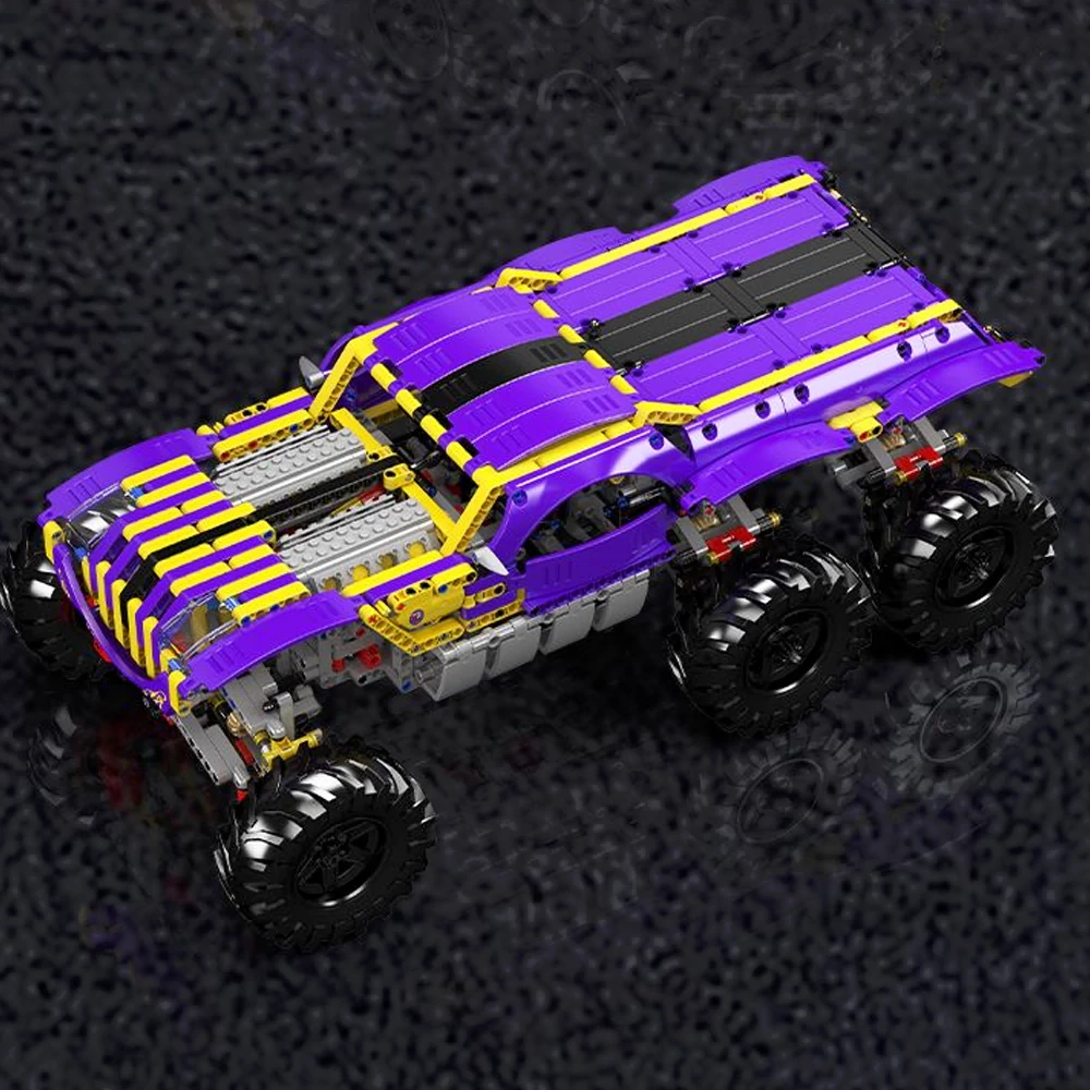 MouldKing 18009 PURPLE GOLD TIGER CLIMBING VEHICLE Technic