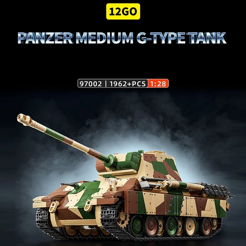 12GO 97002 PANZER MEDIUM G-TYPE TANK Military
