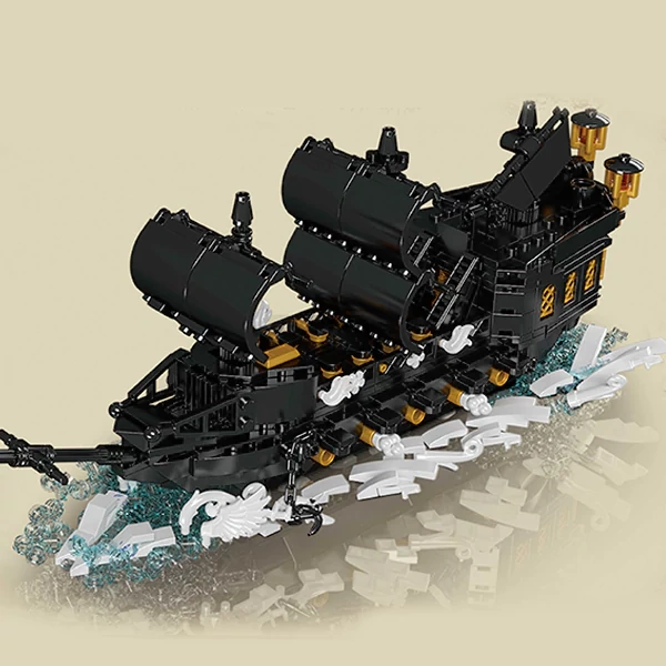 MouldKing 10065S Black Pearl Drifting Bottle Historical