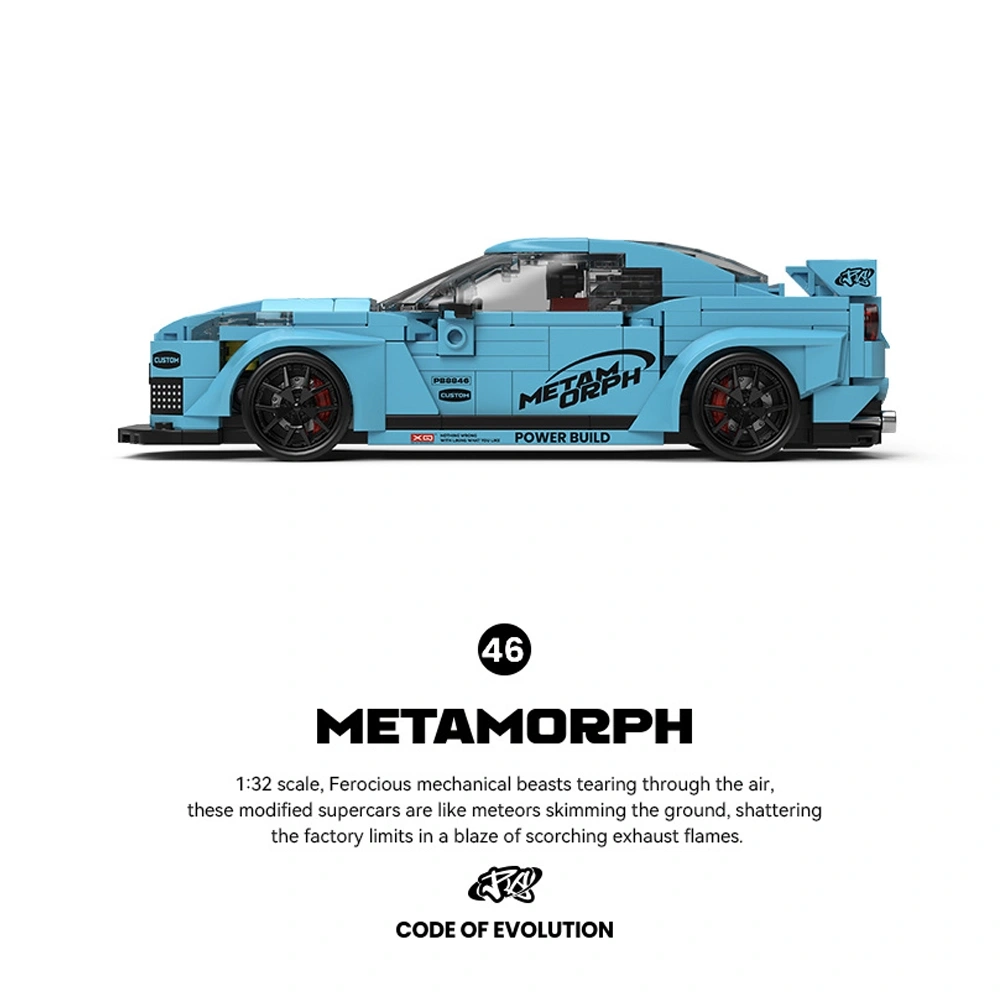 PowerBlock PB8846 Nissan GT-R sports car 1:32 Technic