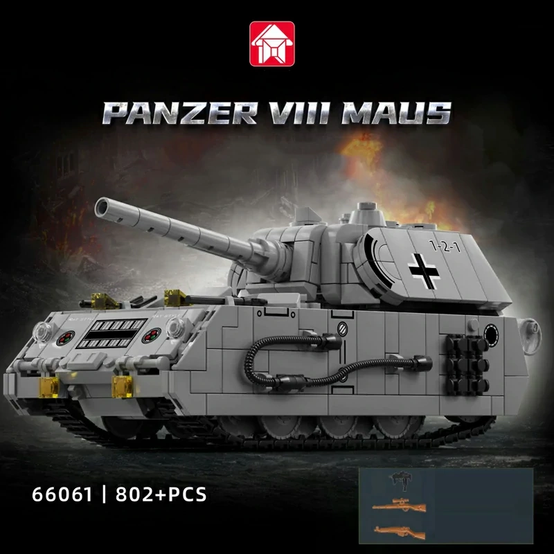 LeYi 66061 Panzer VIII Maus Tank Military