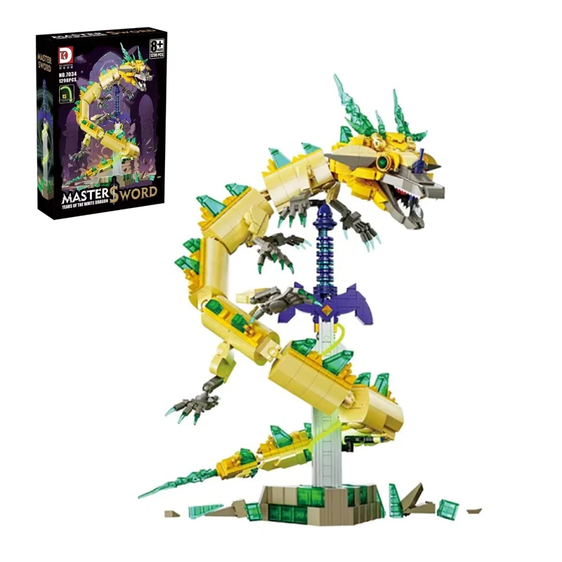 LEGO MOC DK 7034 Master Sword Tears of the White Dragon Movie & Game