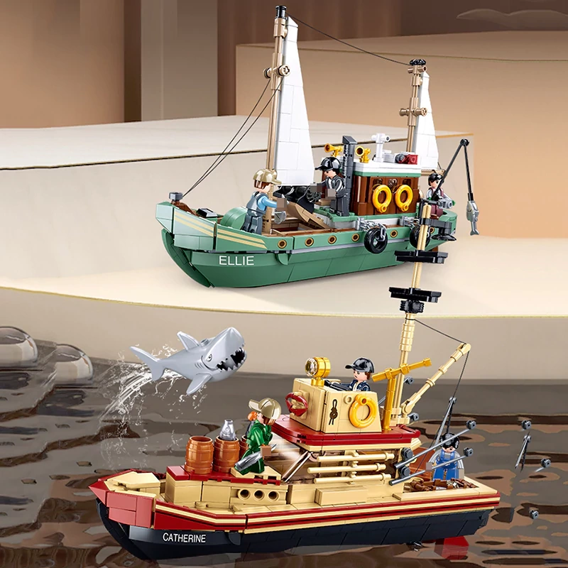 Sluban Fishing Boat Technic