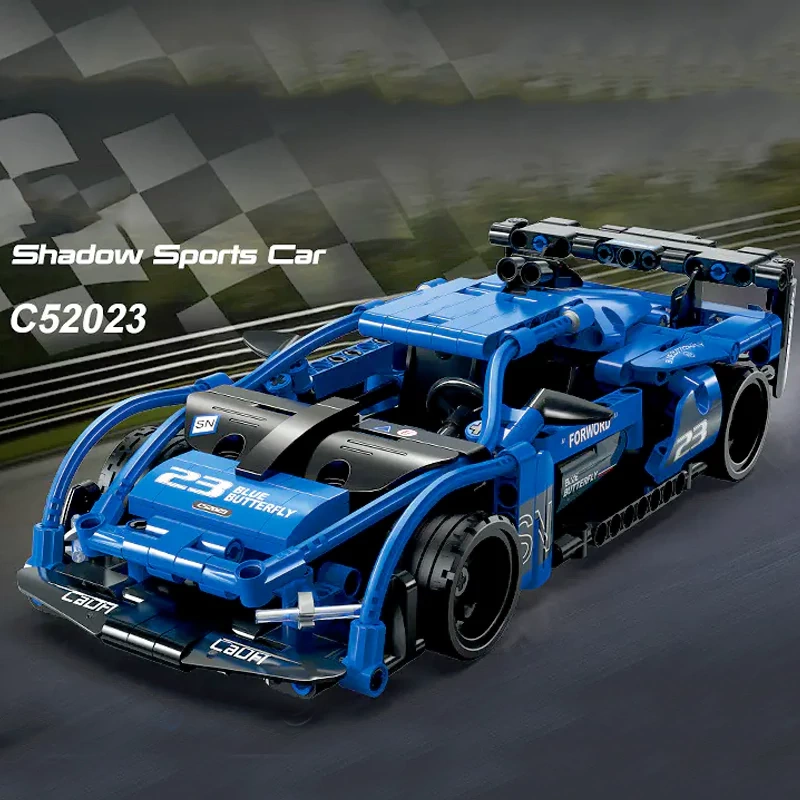 CaDA Sports Car Pull-Back Vehicle Technic