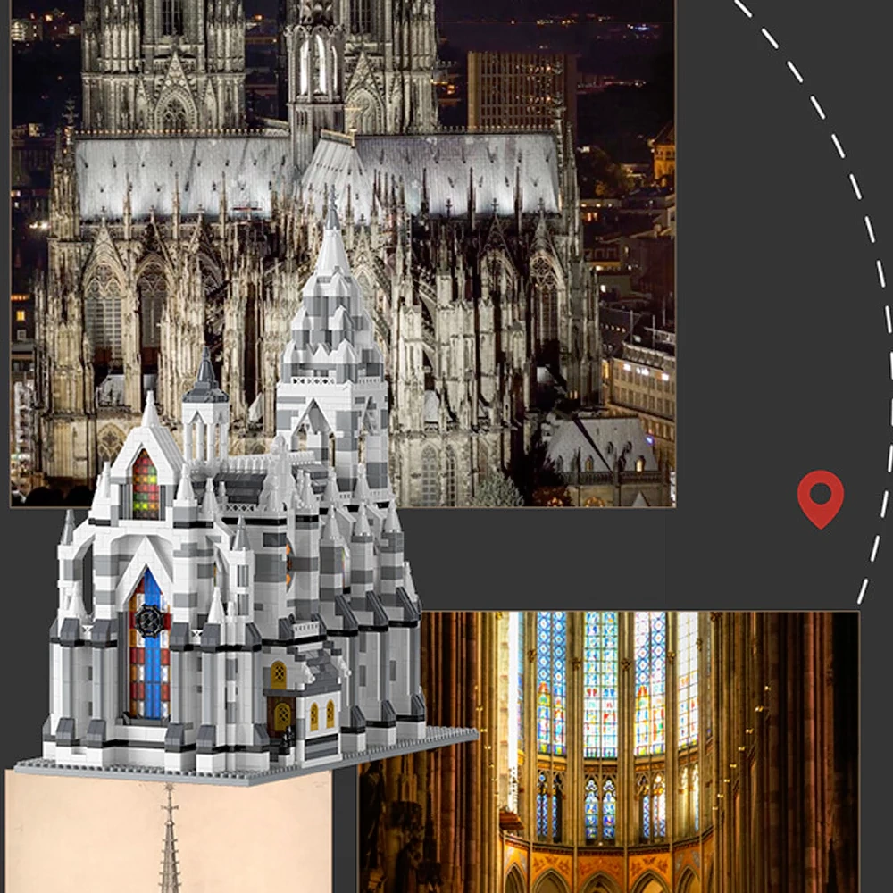 [Mini Micro Bricks] MOYU MY92055 Kölner Dom Modular Buildings