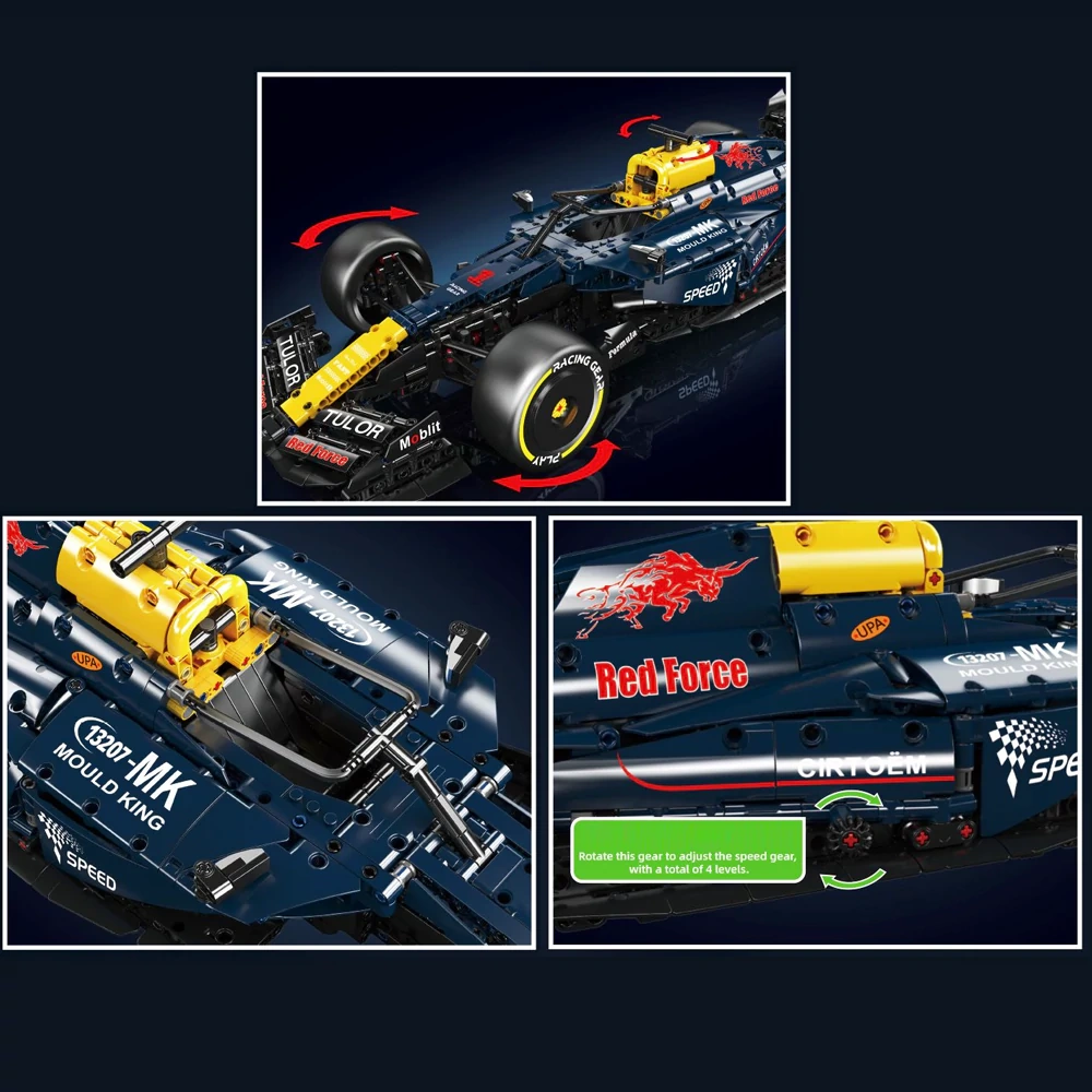 MouldKing 13207 RB20 Racing Car Technic