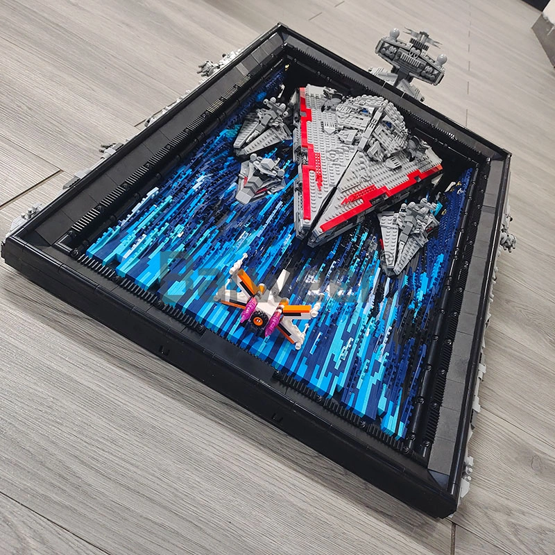 [Pre-Sale] ReoBrix 99007 Star Revenge Spacecraft Battle 3D Mural Movie
