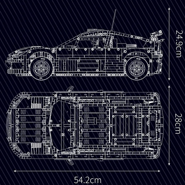 MouldKing 13187 2008 Citroen C4 WRC Technic