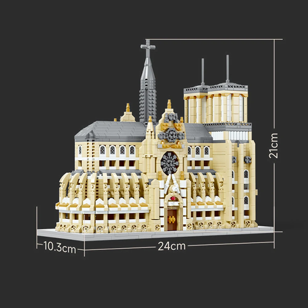 [Mini Micro Bricks] MOYU MY92054 Notre-Dame de Paris Modular Buildings