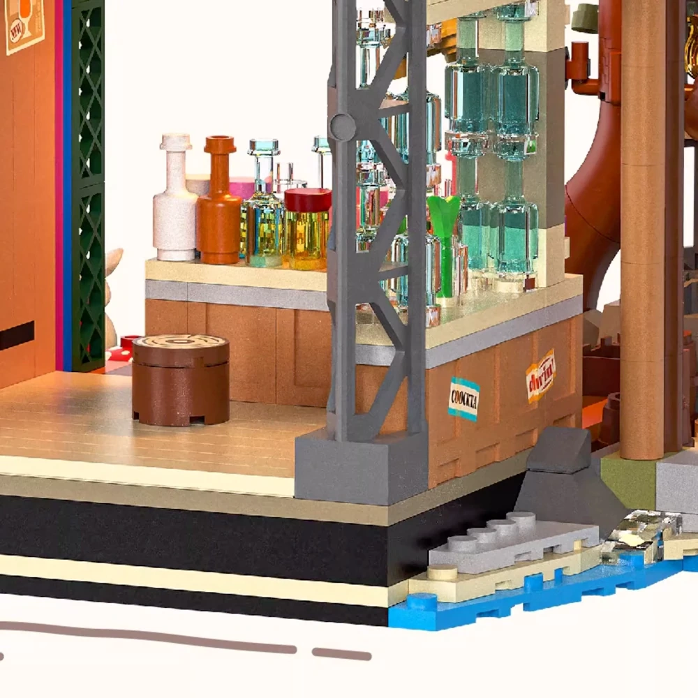 [Mini Micro Bricks] BrickYes 6032 Pier Bar Modular Buildings