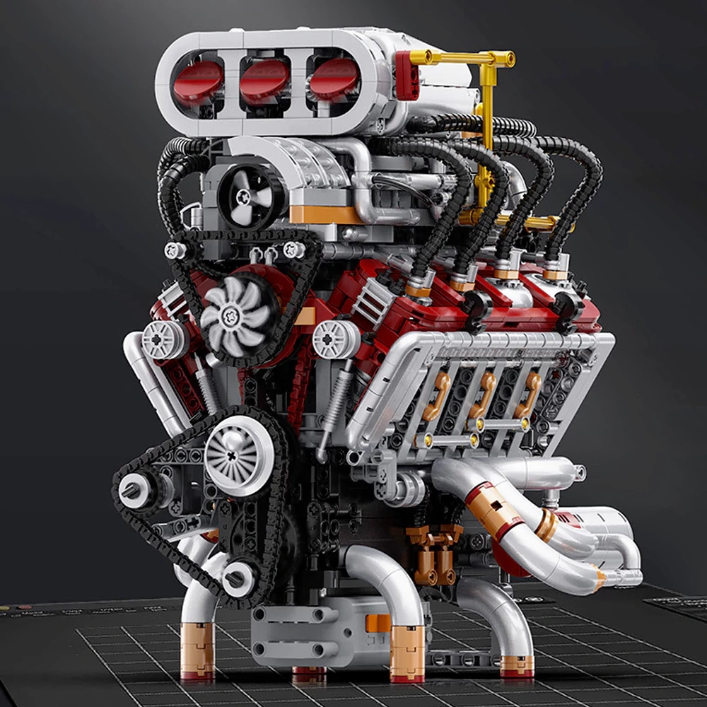 EiKee Y15001 SUPER CAR V8 ENGINE Technic