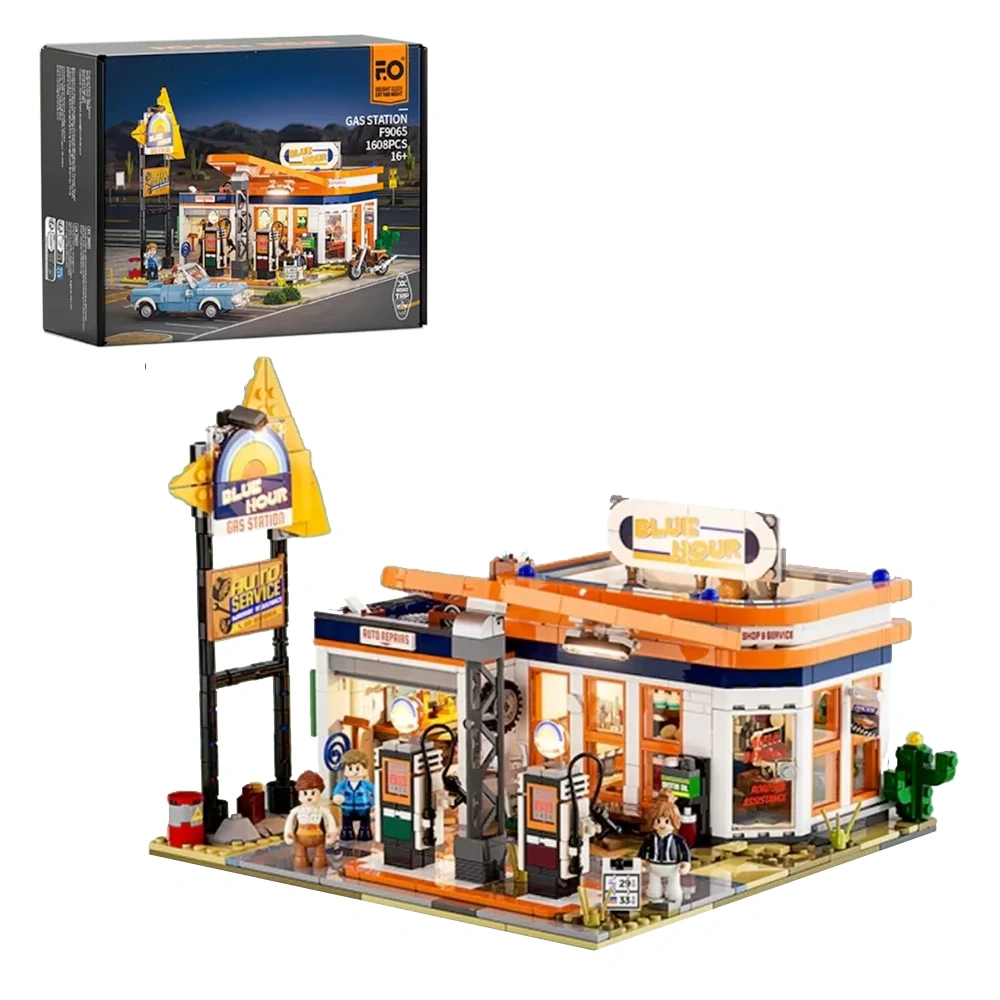 Funwhole 9065 Retro Gas Station Set