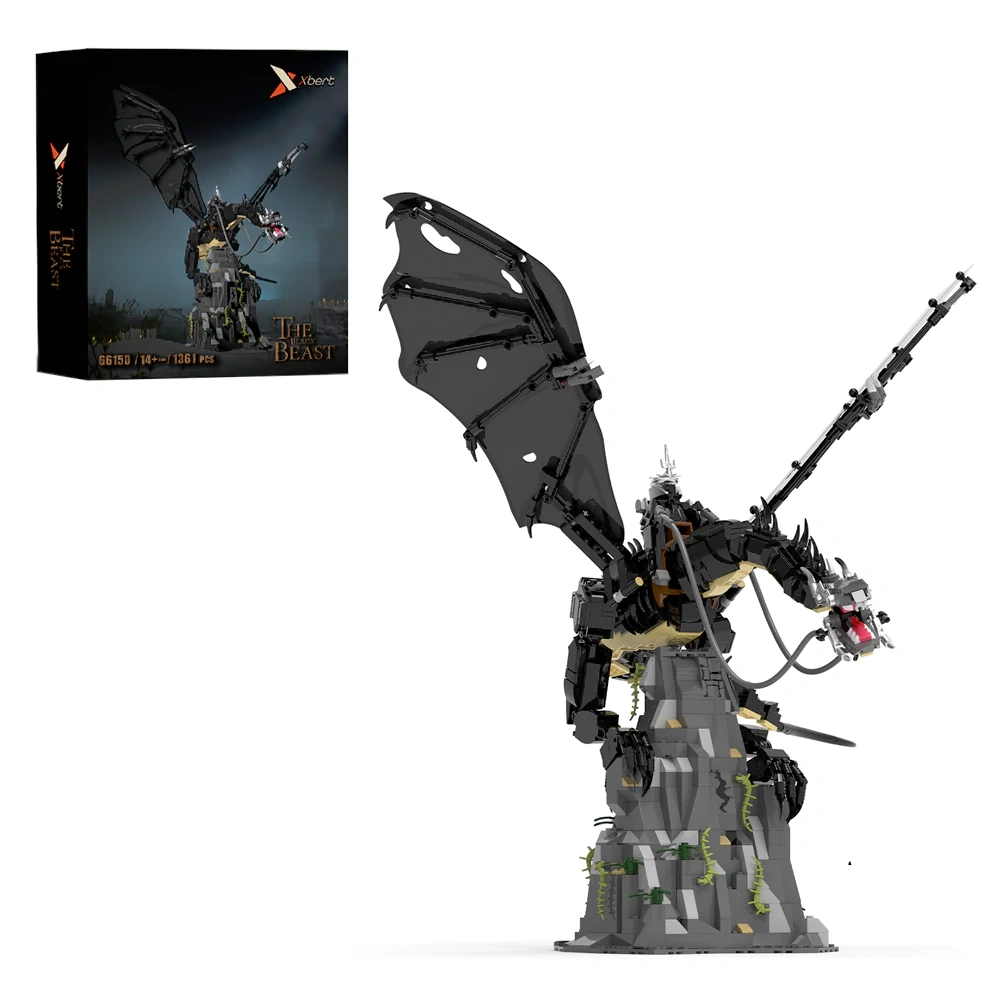 Xbert 66150 THE BLACK BEAST Monster Dinosaur
