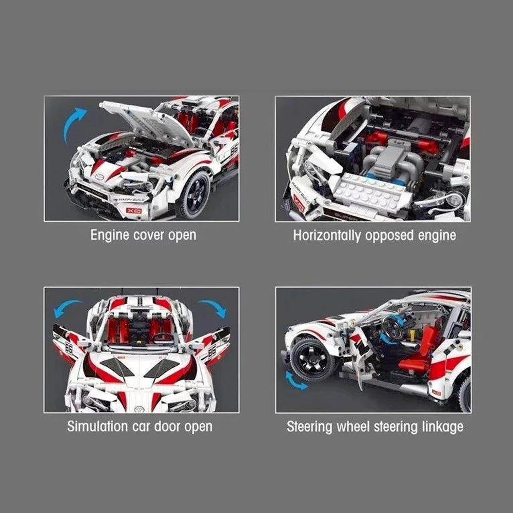 Happy Build YC-23002 TOYOTA GT86 1:10 Technic