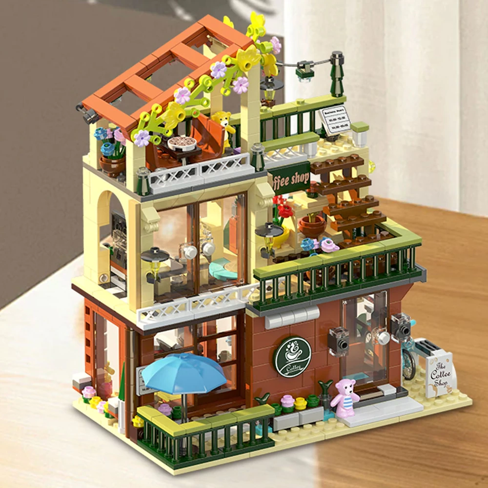 XMORK 20204 Coffee Shop 3IN1 Modular Buildings