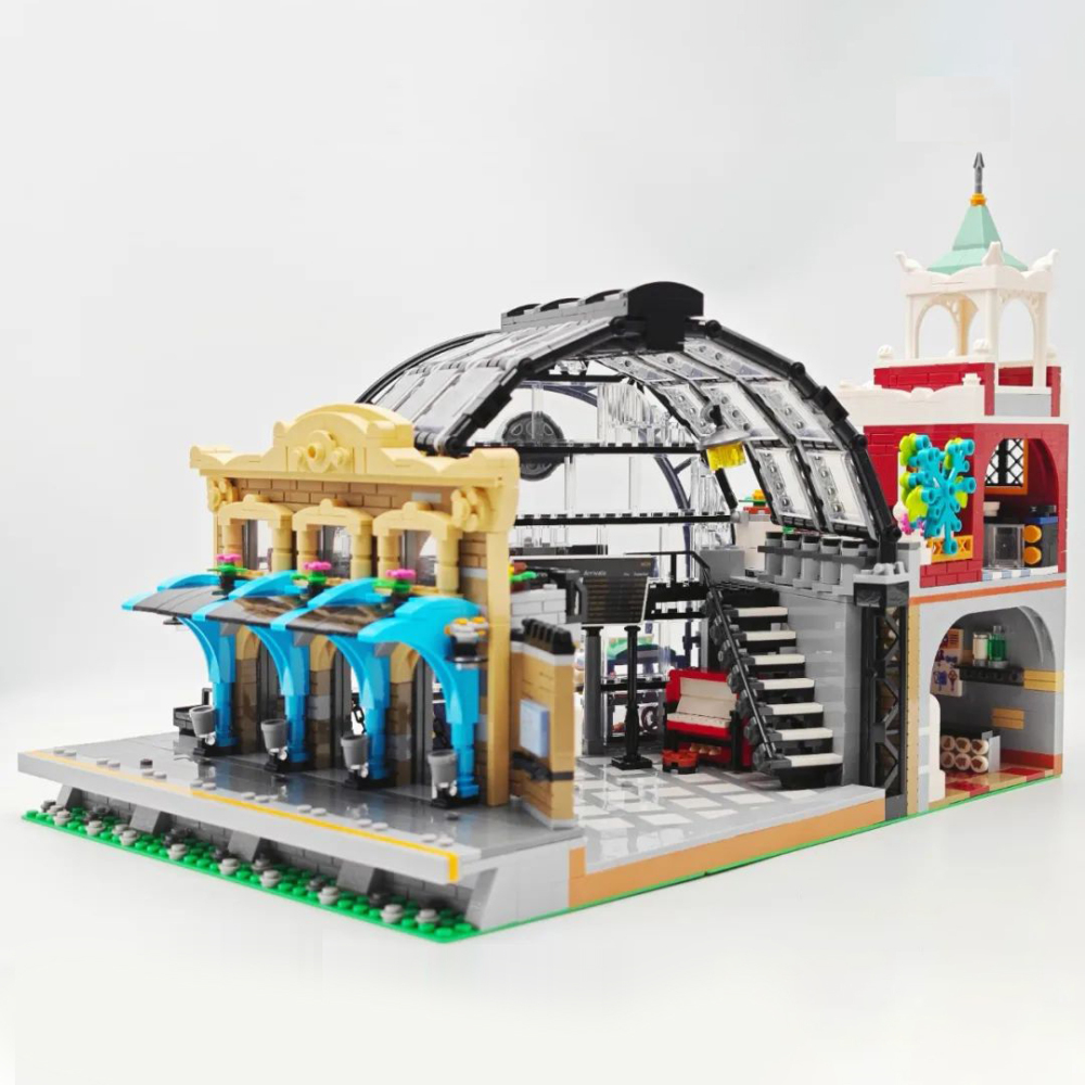 JIESTAR 89154 Creator Expert The Meeting Point Modular Buildings Blocks 2720pcs Bricks Toys From China Delivery.