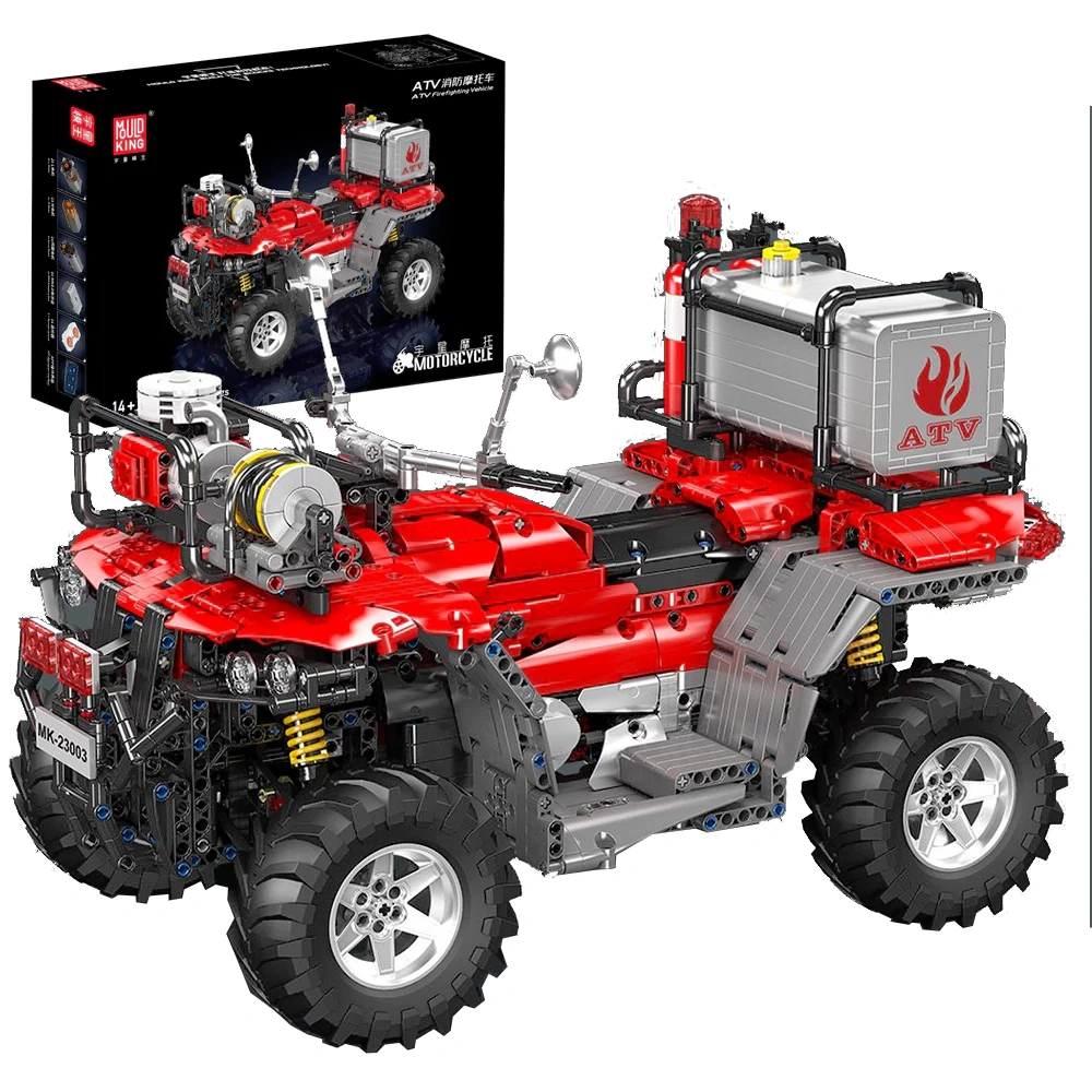 MouldKing 23003 ATV Firefighting Vehicle Technic