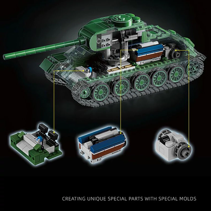 12GO 97007 T34-85 MEDIUM TANK Military