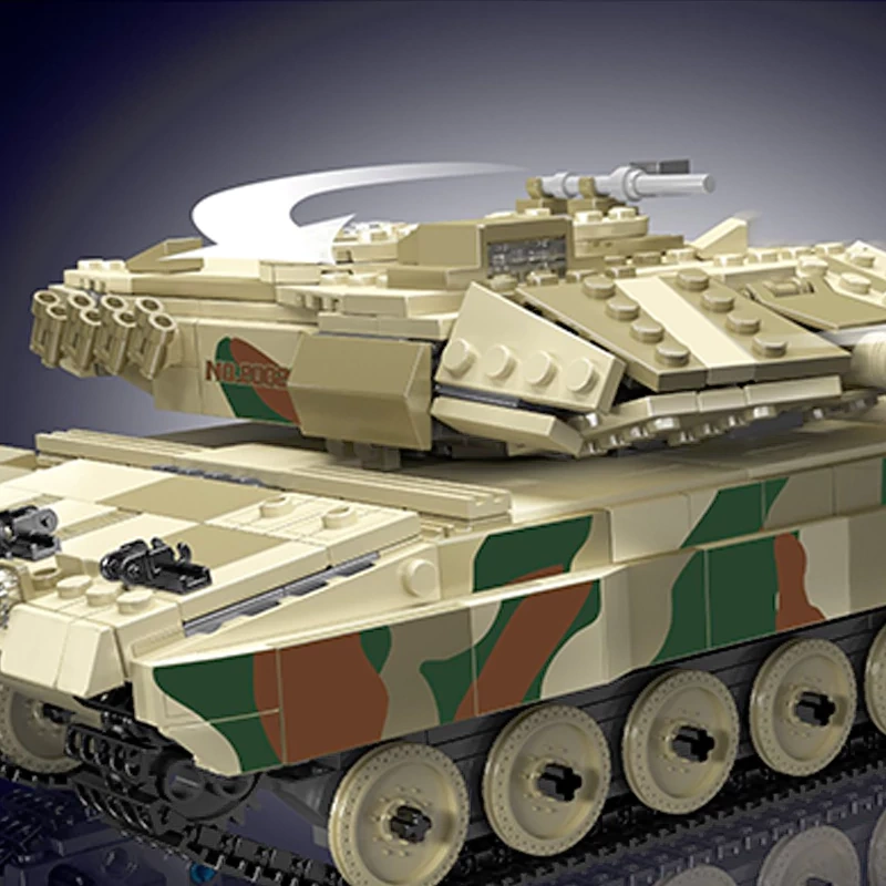 [With Motor] MouldKing 20020S Leopard 2 Tank Military