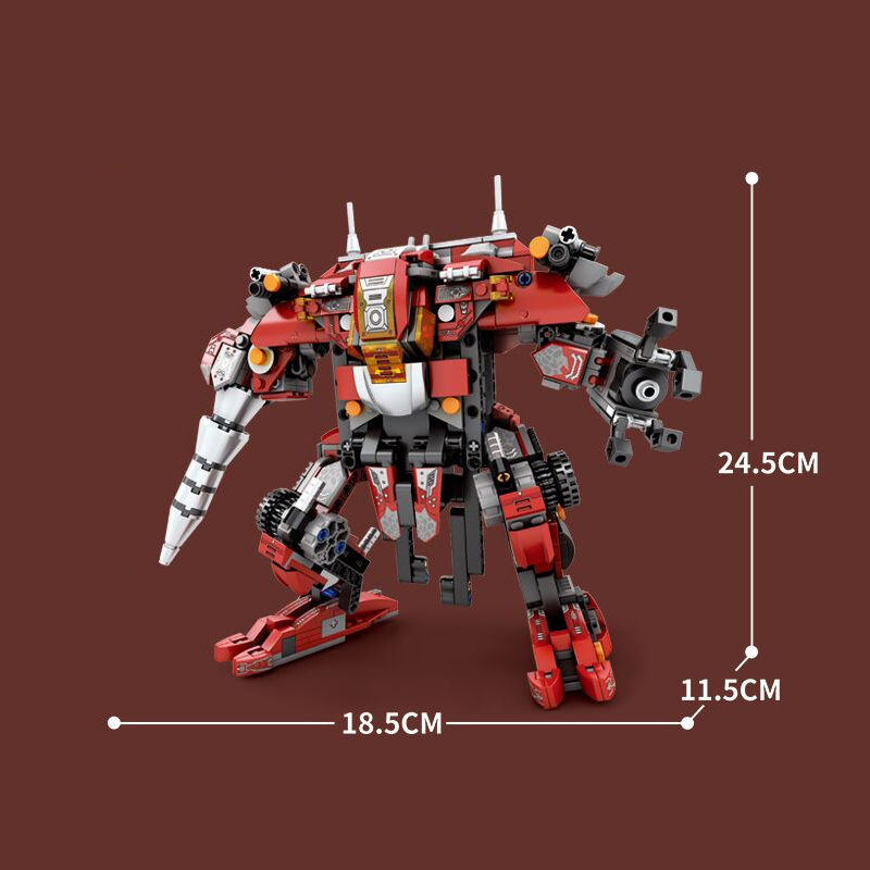 【Pre-Sale】【With Motor】Reobrix 33003 Creator 3in1 Mecha Dino：Mecha Triceratops Building Blocks 930±pcs Bricks Model From China