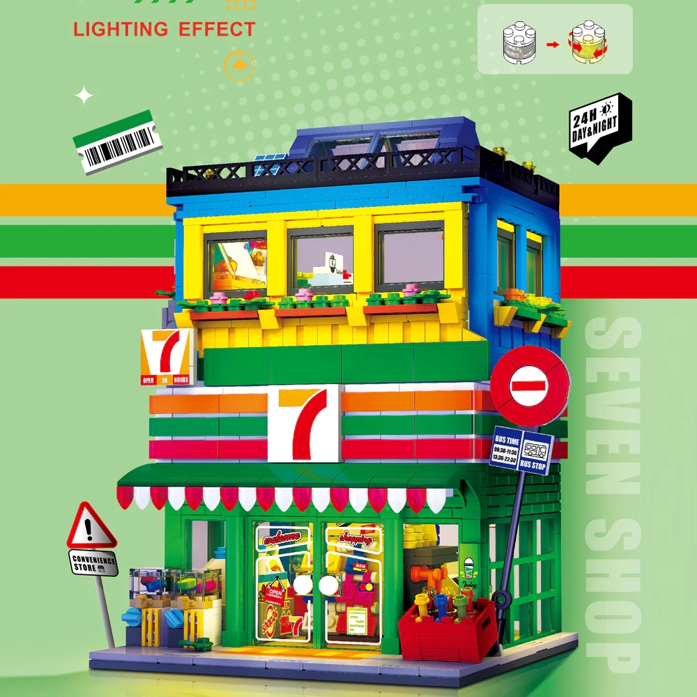 Jiestar Mini Street View Convenience Store Modular Buildings