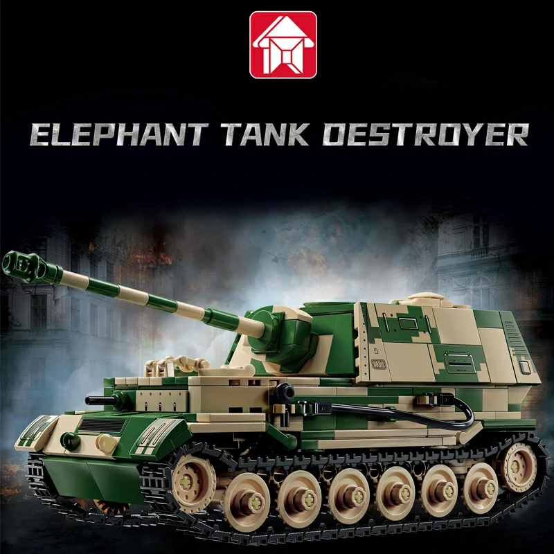 LeYi 66059 ELEPHANT TANK DESTROYER Tank Military