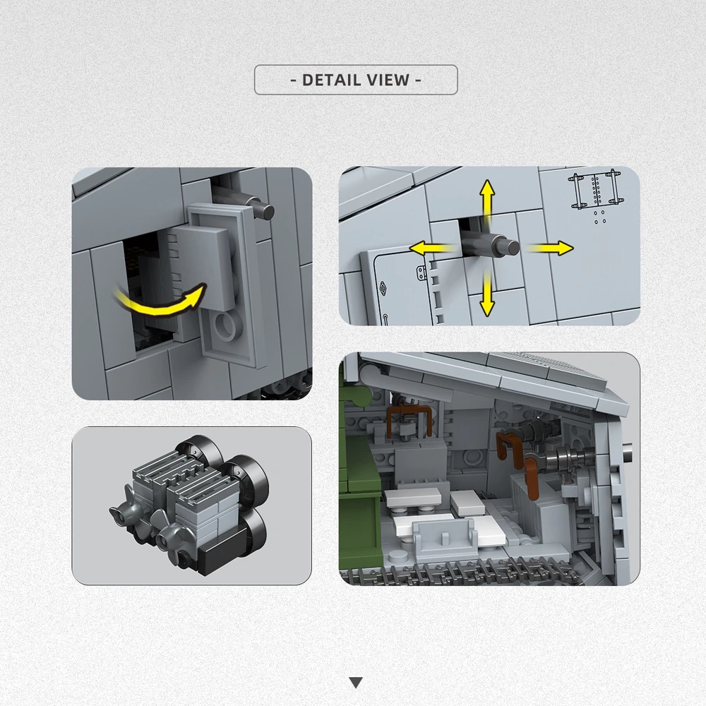 ThirdParty 300017 A7V Heavy Tank Military