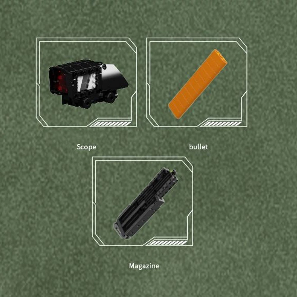 MouldKing 14032 DY-01 Assault Rifle Military