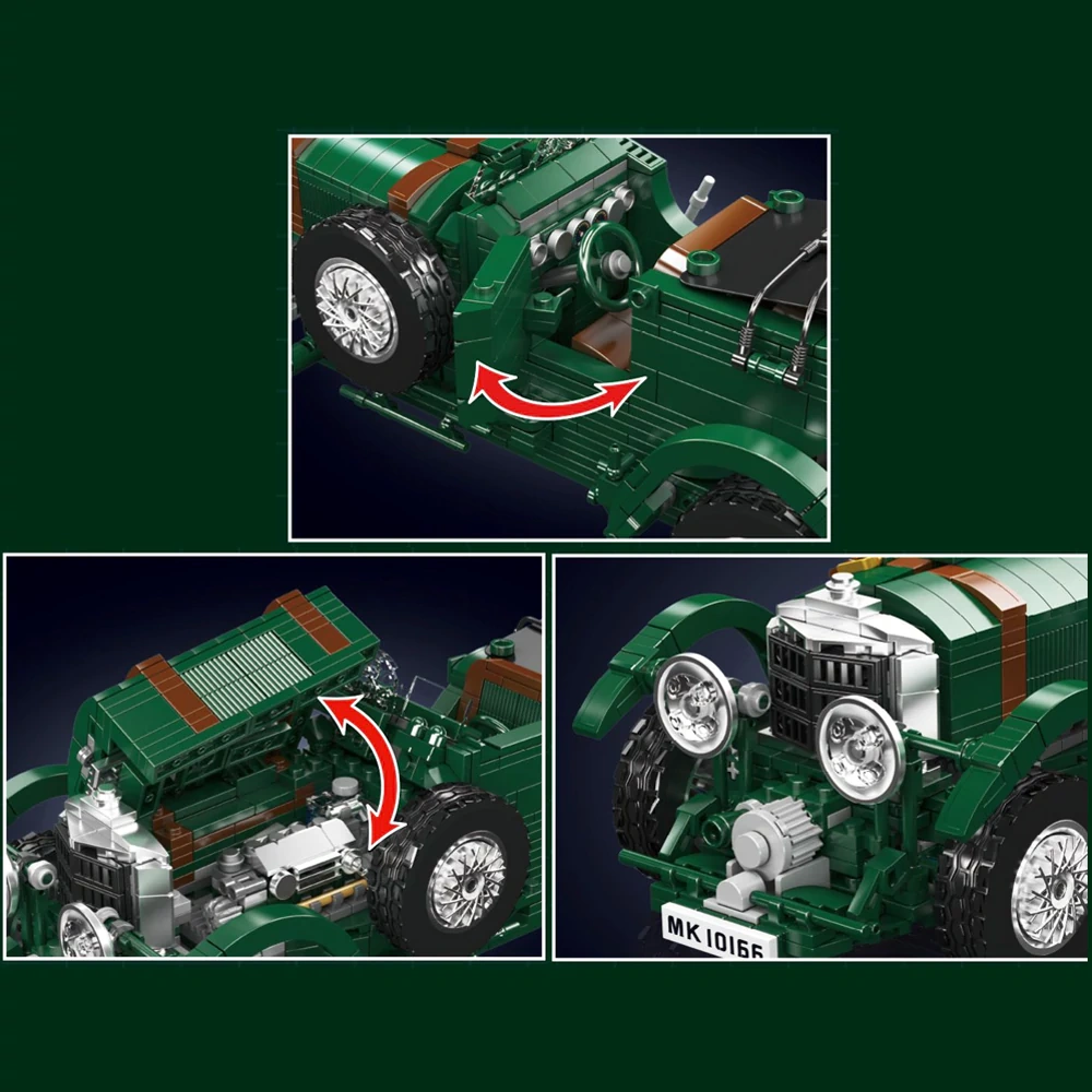 MouldKing 10166 Blower Vintage Car Technic
