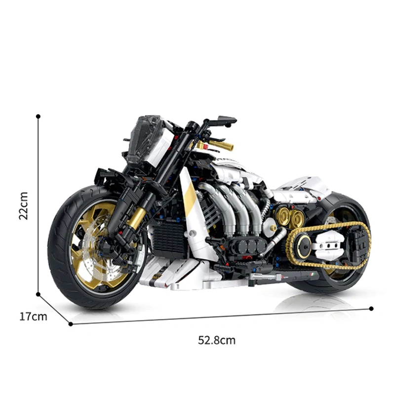 GULY 60522 Raceforge Top Speed Motorcycle 1:5 Technic