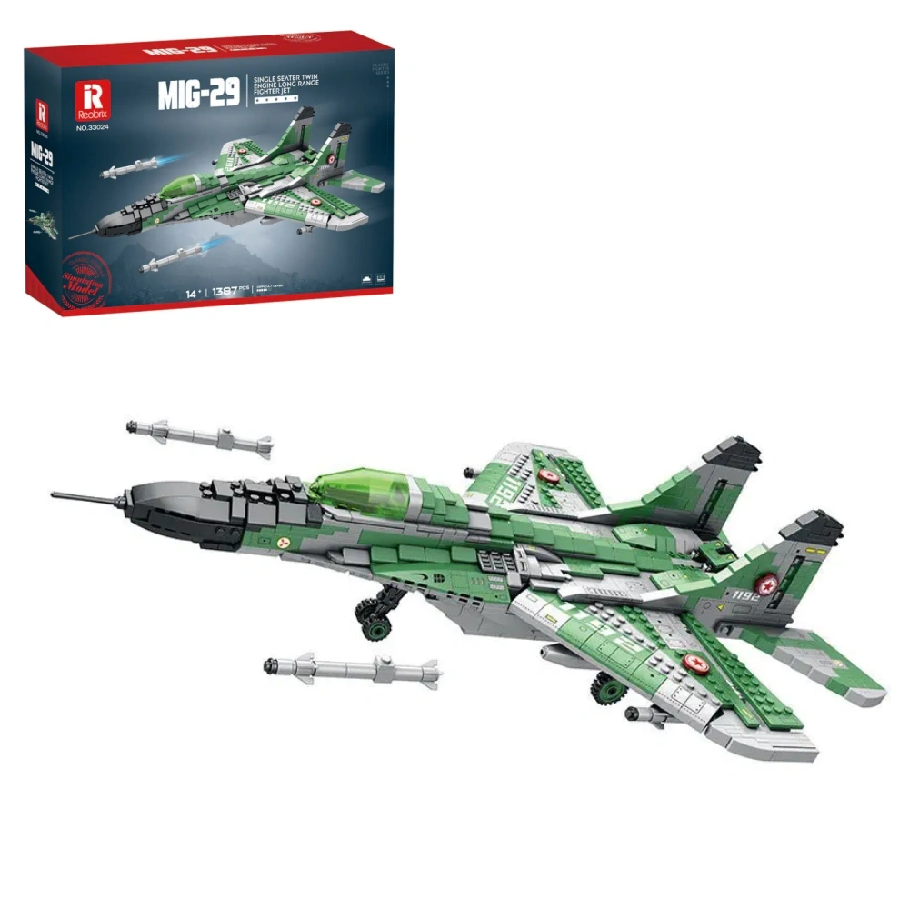 LEGO MOC Reobrix 33024 MIG-29 Mikoyan Gurevich Military