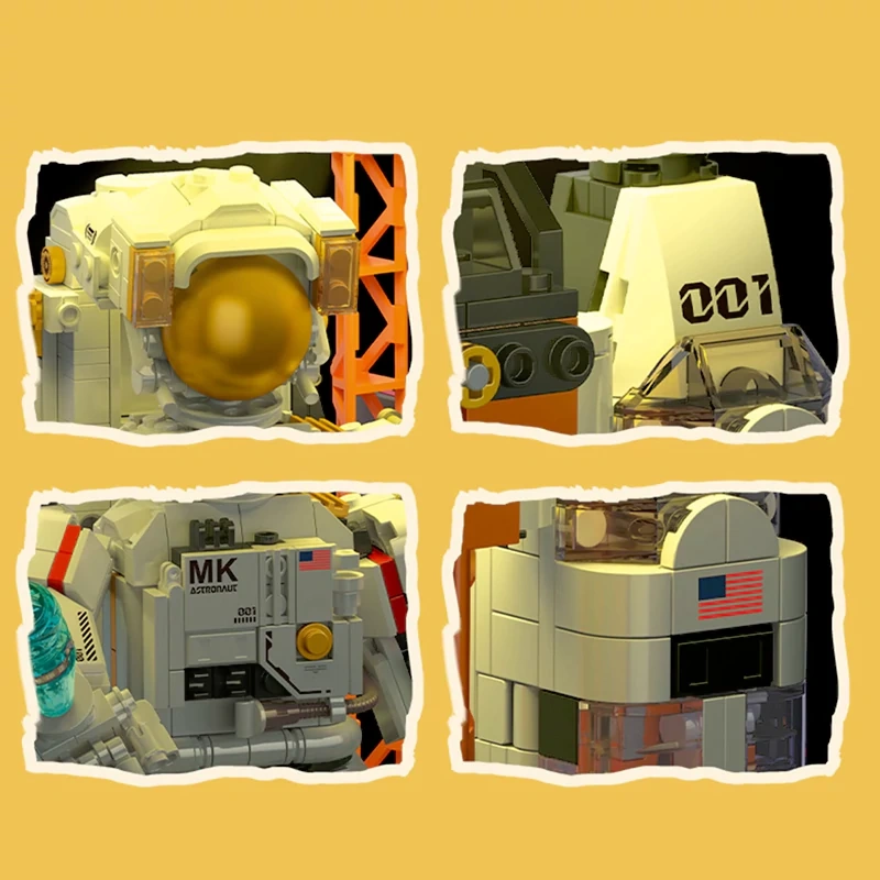 XMORK 028006 Space Bookends Booknook Creator Expert